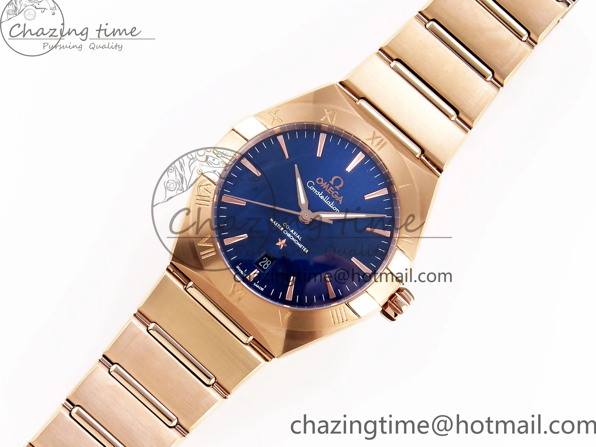 0327 Constellation 39mm RG ASWF 1:1 Best Edition Blue Dial on RG Bracelet A Practical 7778